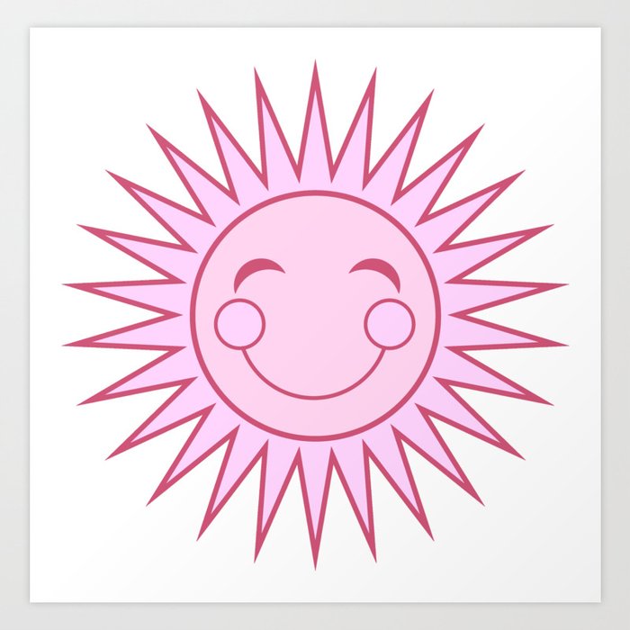 Happiness in Pink - Sunshine Series Art Print