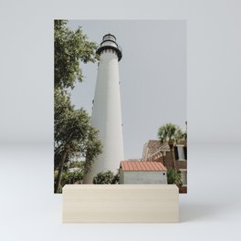 lighthouse on the coast	 Mini Art Print