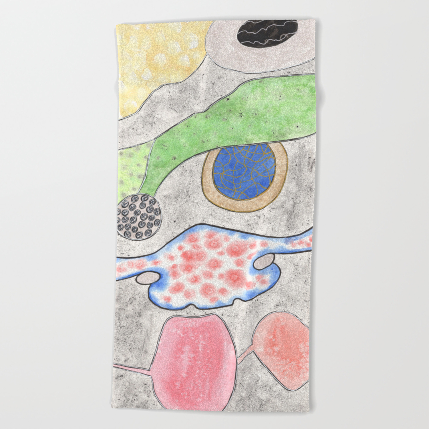 Collection Of Alien Organs Beach Towel By Heidicapitaine Society6