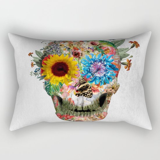 Skull - Punks Not Dead II Rectangular Pillow