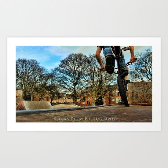BMX Art Print