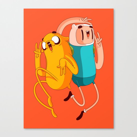 Finn & Jake Canvas Print