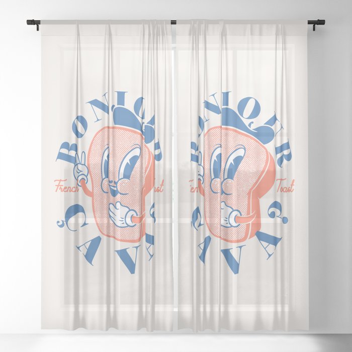 French Toast Sheer Curtain