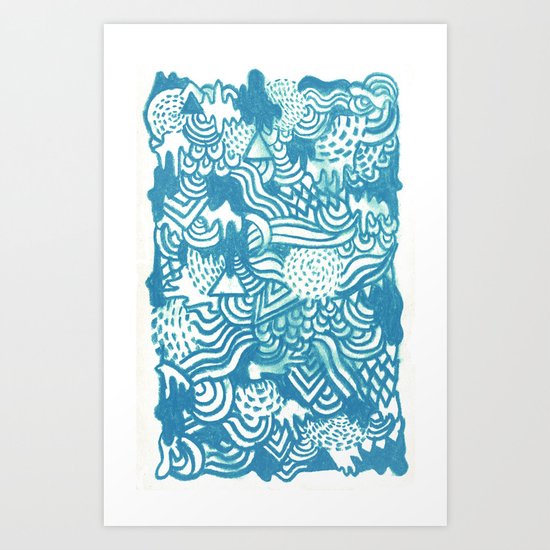 Don't Go Art Print