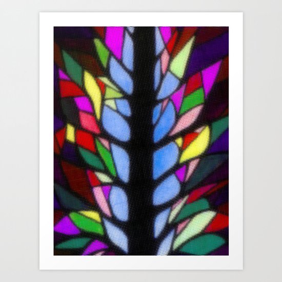 Stained Glass Art Print