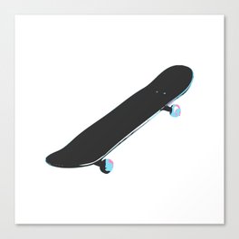 Skateboarding Canvas Print