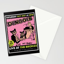 Dingoes Ate My Baby Gig Poster Stationery Card