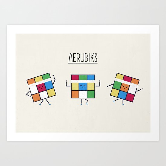 Aerubiks Art Print