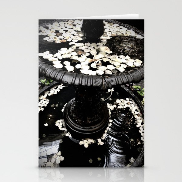 Rose Petal Fountain Stationery Cards