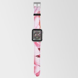 Flowers of pink lilac peonies close-up Apple Watch Band
