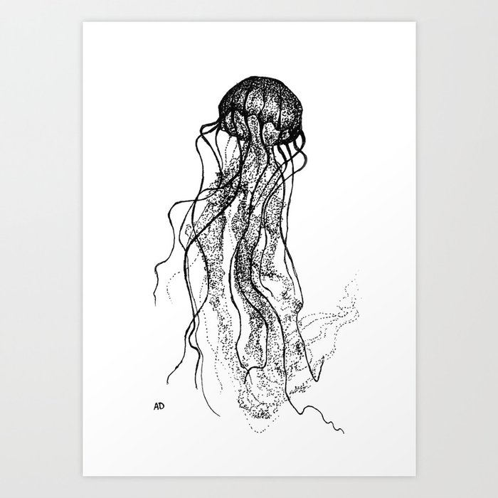 Jellyfish Art Print