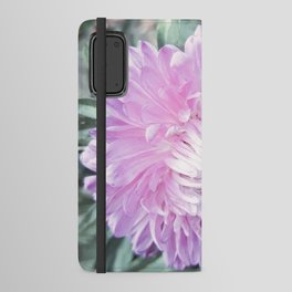 Retro pastel purple garden Chrysanthemum Android Wallet Case