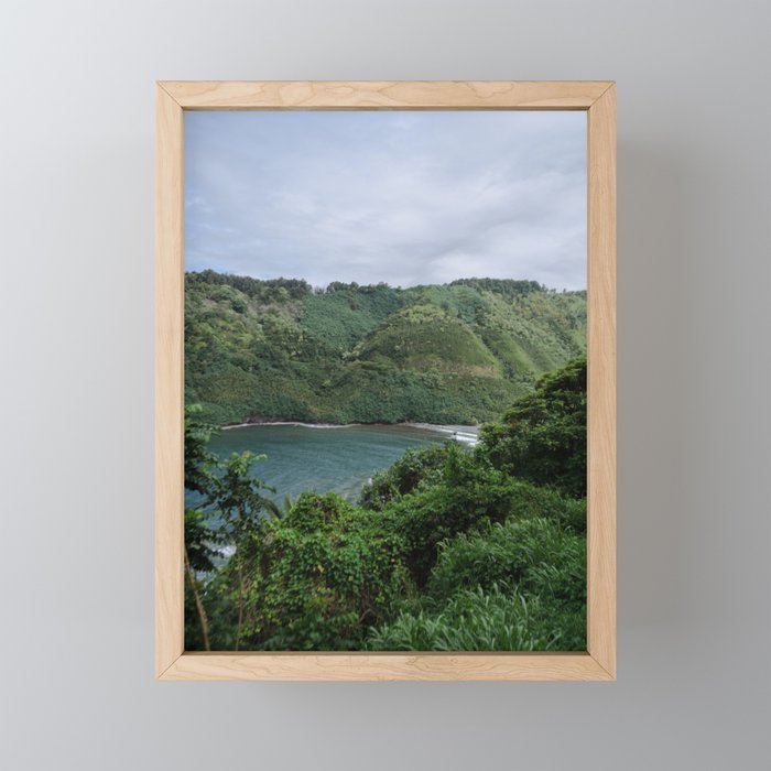 Road to Hana Views Framed Mini Art Print