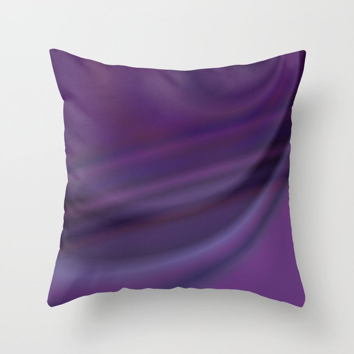 Purple abstract Throw Pillow
