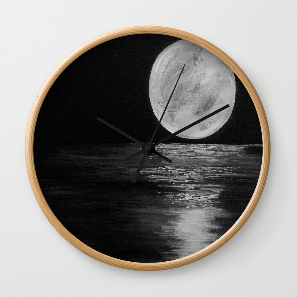 Full Moon Moonlight Water Moon At Night Painting By Jodi Tomer