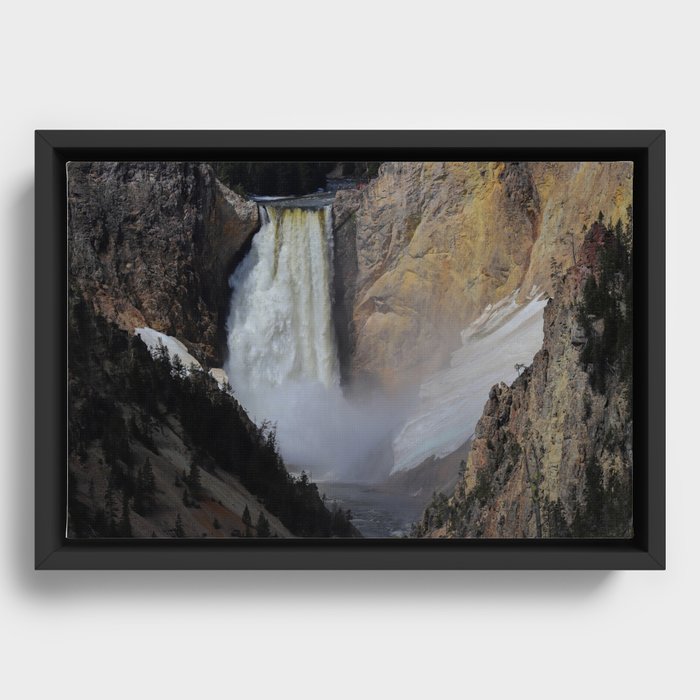 The Lower Falls Framed Canvas