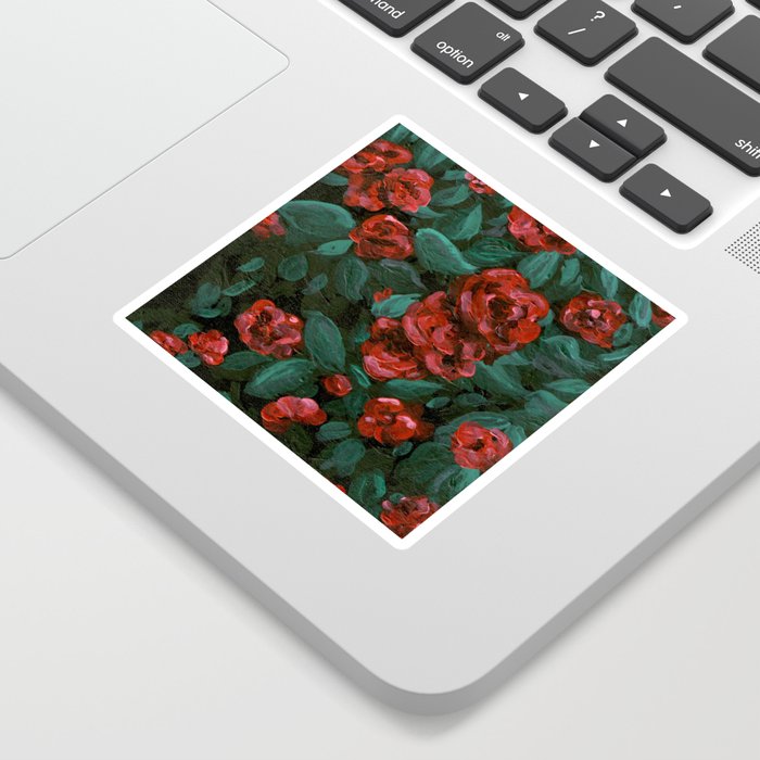 Red roses Sticker