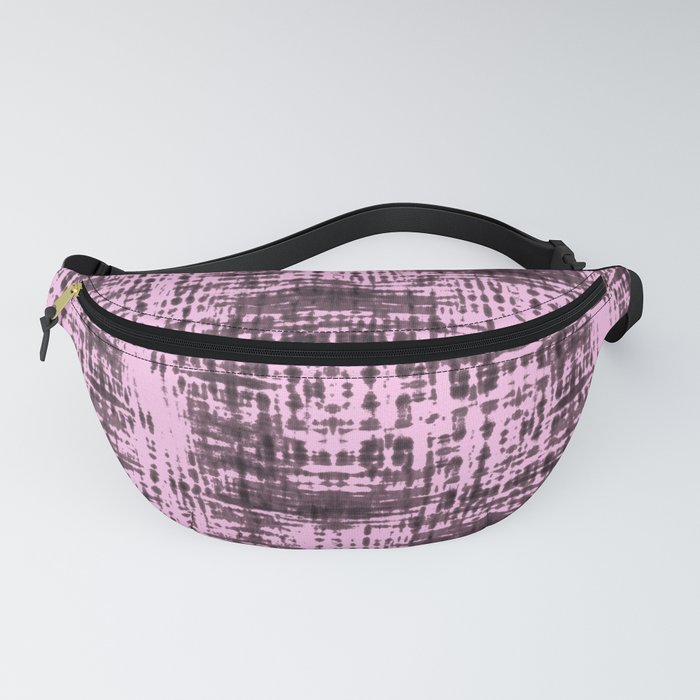Hand Dyed Stripes Pink Fanny Pack