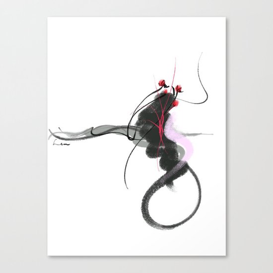 playful baby Canvas Print
