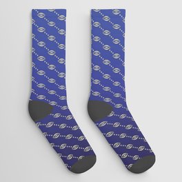 Blue indian pattern Socks