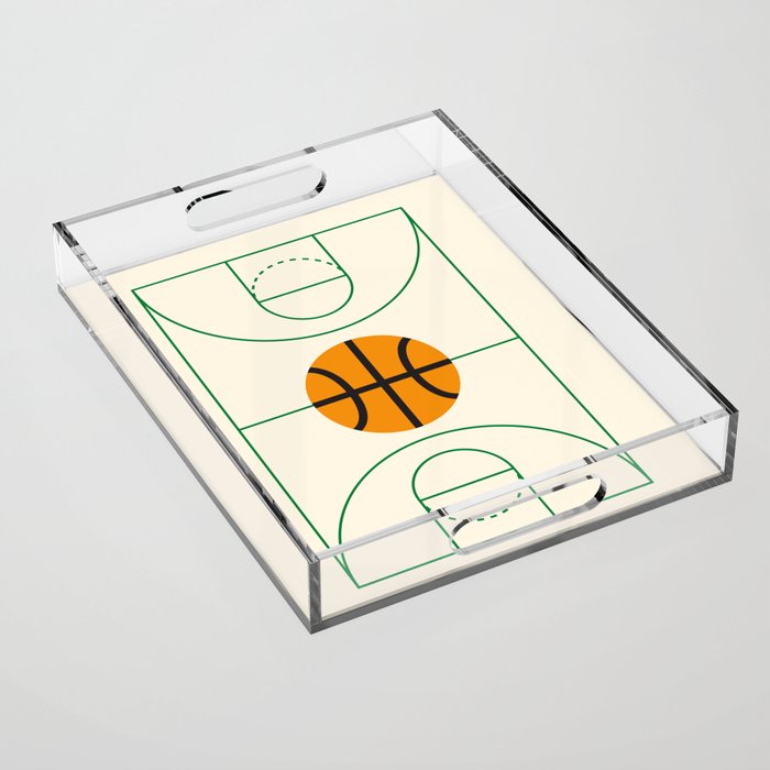 BASKETBALL court Acrylic Tray