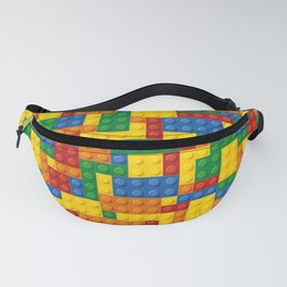 COLORFUL RAINBOW TOY BRICKS Fanny Pack