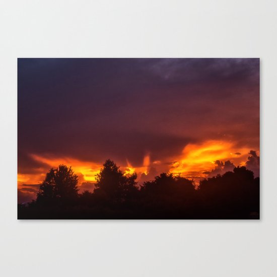 Sunset After The Storm Canvas Print