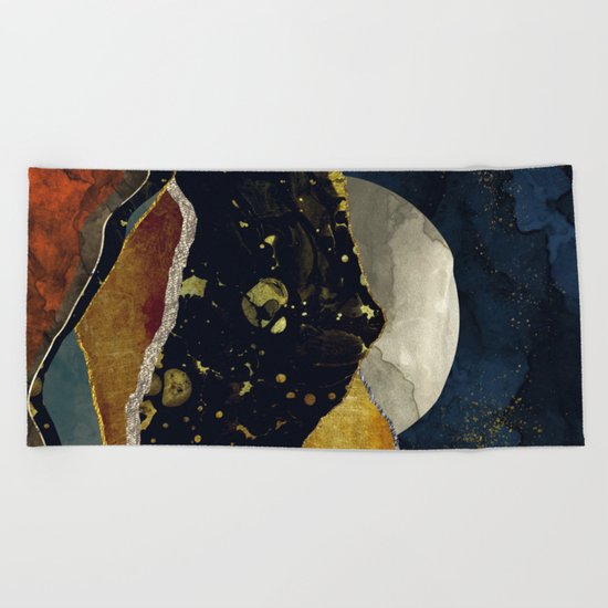 Bronze Night Beach Towel