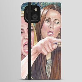 Woman yelling at cat meme #18 iPhone Wallet Case