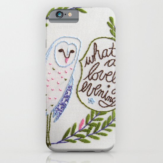 Owl in ferns iPhone & iPod Case