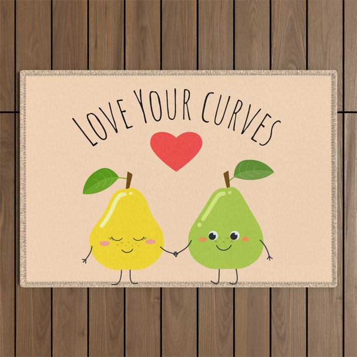 Love Your Curves Outdoor Rug