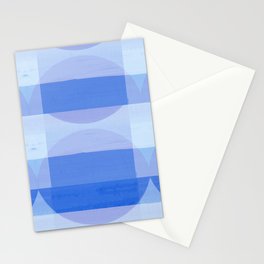 A Touch Of Indigo - Soft Geometric Minimalist Blue Stationery Card