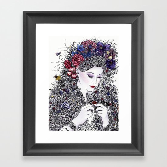 Fairest Flora Framed Art Print