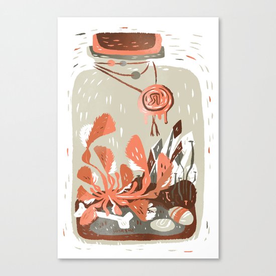 Venus Terrarium Canvas Print