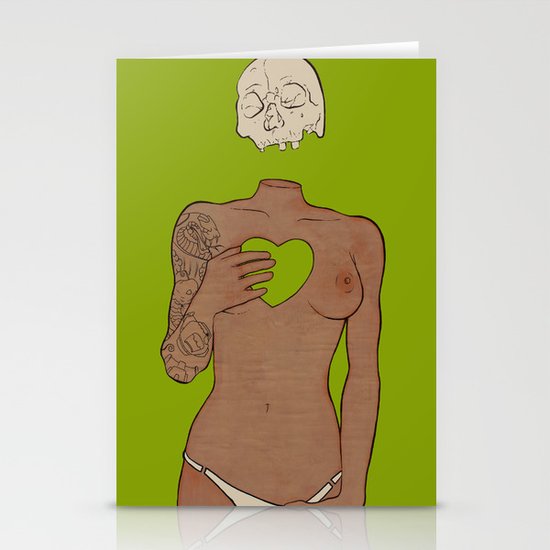 i can feel you when the wind blows...and i hate it. Stationery Cards