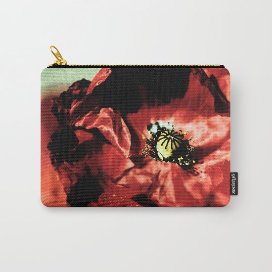 one red poppy Carry-All Pouch