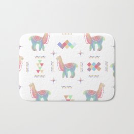 Colorful Alpaca Bath Mat