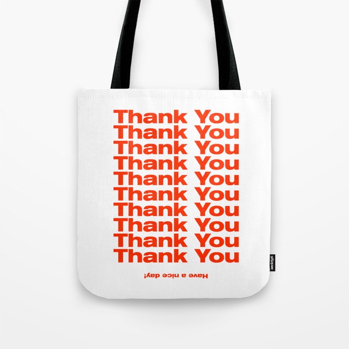 thank you tote bag