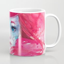 Mermaid in the Sea | Watercolor Hand Paint Coffee Mug