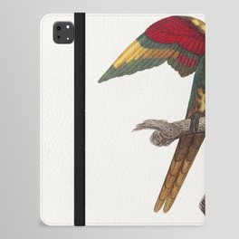 The Blue-Headed Parrot, Pionus menstruus from Natural History of Parrots  by Francois Levaillant iPad Folio Case