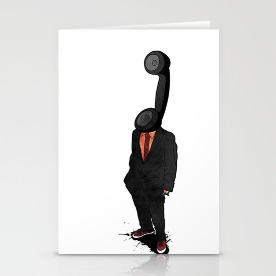 Headphone Stationery Cards