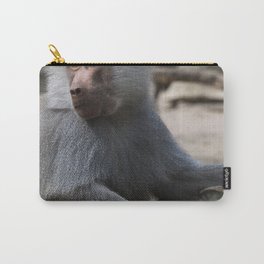 MAGIC MONKEY - Olive Baboon Carry-All Pouch | Animal, Color, Momkeys, Love, Monkey, Digital, Photo, Olivebaboon, Nature, Fauna 