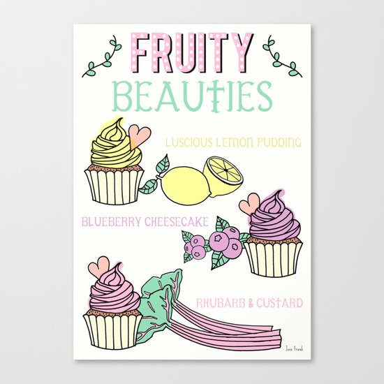Lets Make Cupcakes! Canvas Print
