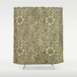 Marigold by William Morris 1875 Antique Vintage Victorian Jugendstil Art Nouveau Retro Pattern Shower Curtain
