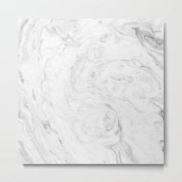 Light grey marble Metal Print | Light, Monochrome, Minimalistic, Mnml, Marblelover, Photo, Black And White, Simple, Monochromatic, Marble 