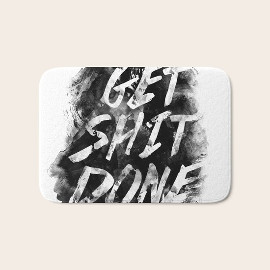 Get Shit Done Bath Mat