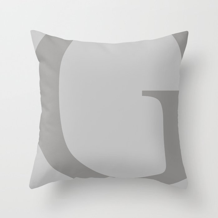 Grey #society6 #decor #buyart Throw Pillow