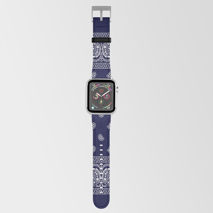Bandana - Navy Blue - Southwestern - Paisley  Apple Watch Band