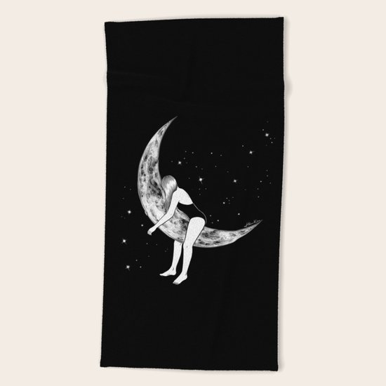 Moon Lover Beach Towel