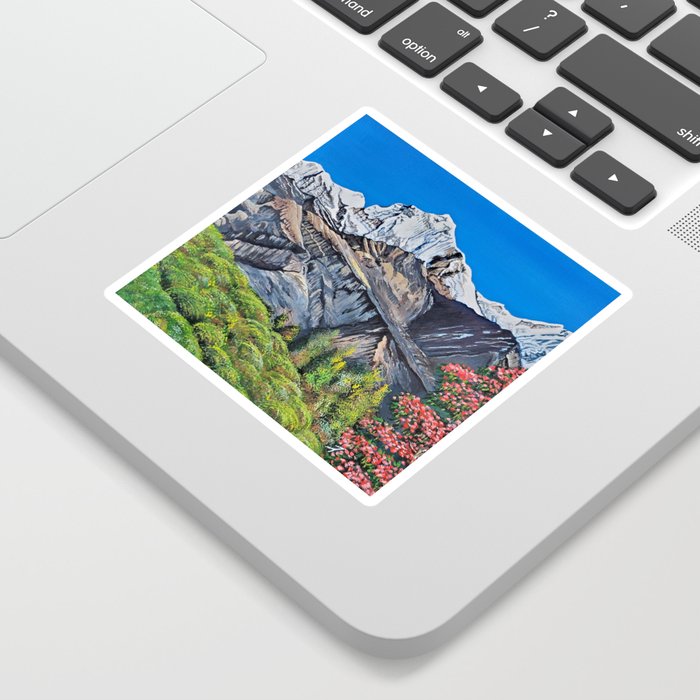 Mount Everest from Nepal Himalayan Mountains Sticker